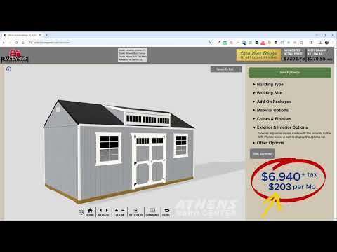 Dormer Shed in 3DBuilder