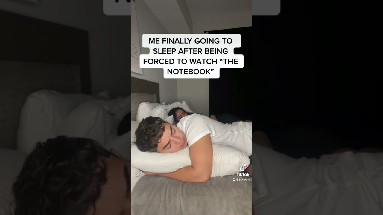 Going to sleep after watching the notebook #shorts