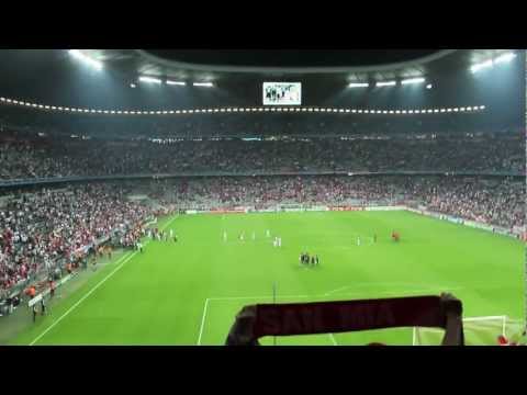 FC Bayern vs. FC Zürich - Torjubel 1:0 + 2:0 und Abpfiff (CL Qualifikation) //HD