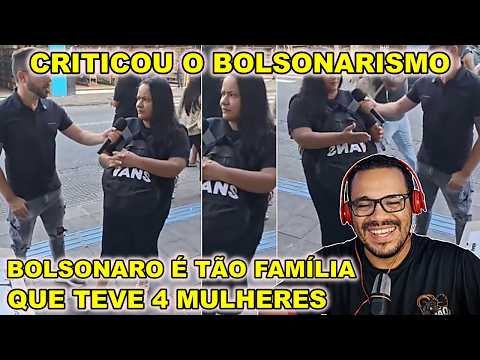 MULHER EXPÕE O BOLSONARISMO EM ENTREVISTA DE RUA