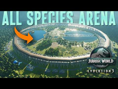 I Built the Biggest Dinosaur Arena Ever!