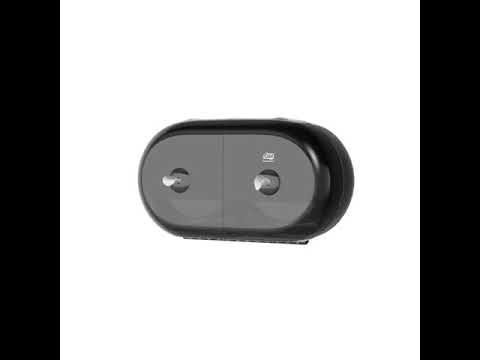 Toiletpapirholder Tork 682008 SmartOne Twin Mini - sort