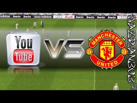 Pro Evolution Soccer 2012 Wii | YOUTUBE ALLSTARS vs MANCHESTER UNITED