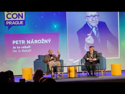 Petr Nárožný  dává radu, Comic-Con Prague 2025