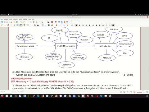 IT-Abschlussprüfung Teil 2 (BaWü Mai 2022) 5/11 - FISI - Aufgabe 3 - Datenbanken & SQL