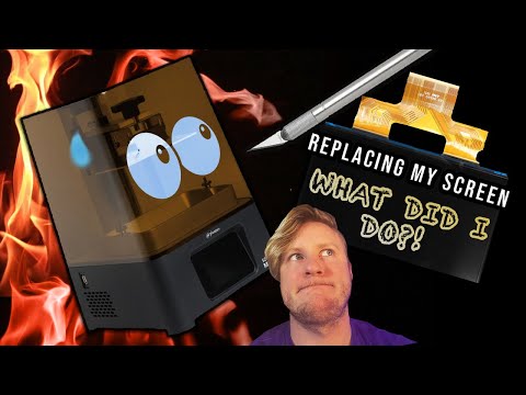 Replacing my Phrozen Sonic Mini 4k's Screen (+TIP how to avoid this!)