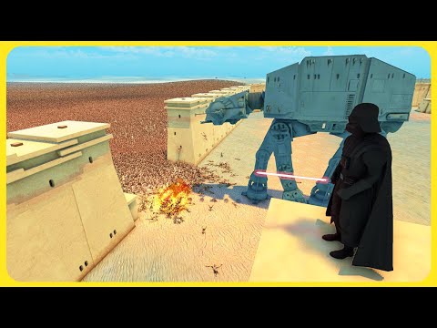 Can Darth Vader Hold Tatooine Against 10 MILLION Zombies? - Ultimate Epic Battle Simulator 2 UEBS 2