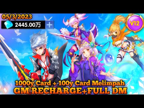VIP11 GM Recharge + Full Yuan Card + 20M Diamond