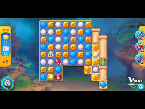 Fishdom. 9208 level no boosters and diamonds. 15 moves