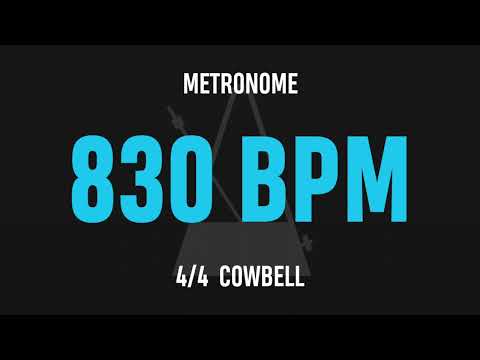830 BPM 4/4 - Best Metronome (Cowbell)