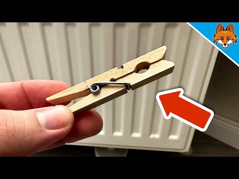JEDER klemmt eine WÄSCHEKLAMMER an die HEIZUNG 💥 (DAS ist der GENIALE Grund) 🤯