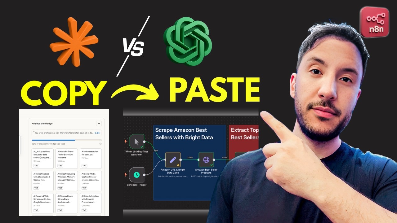 ChatGPT vs Claude: How to INSTANTLY build n8n AI Agents