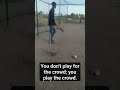You don’t play for the crowd; you play the crowd.#cricket #viral #youtube #shorts