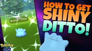 HOW TO GET SHINY DITTO in the wild in Pokémon GO!!