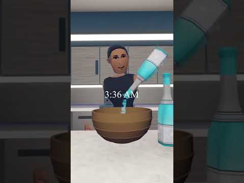 Rec room morning routine