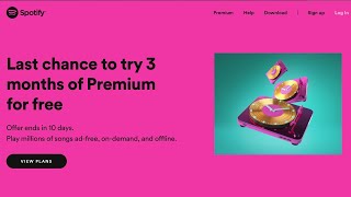 How to Get Spotify Premium for FREE - 3 Month Trial