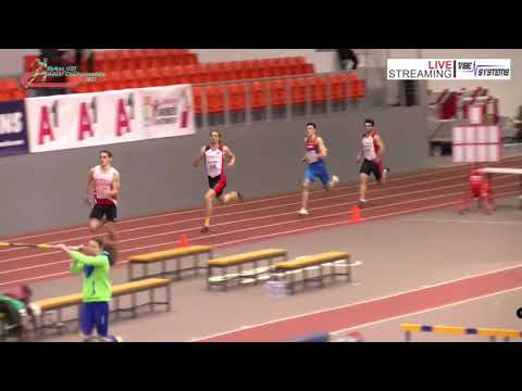 400m [M], III. skupina, Marko Orešković - Prvenstvo Balkana u dvorani za juniore i juniorke 2021