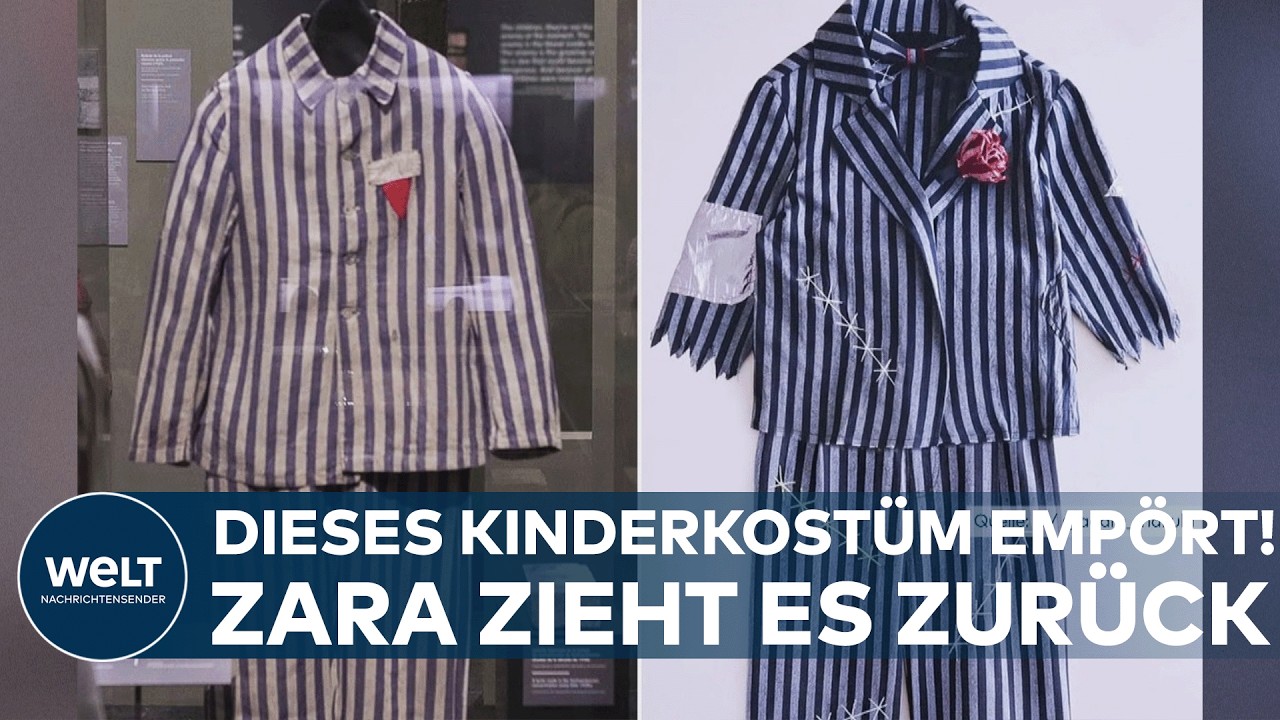 ZARA: Empörung über Kinderkostüm! Ähnlichkeit mit KZ-Häftlingskleidung – Modekette reagiert