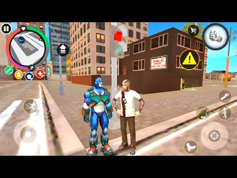 Rope hero friend with army group fight | Rope hero vice town | Rope hero new army base game