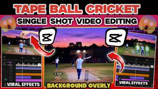 Trending Cricket Video Editing 🔥|Cricket Reels Kaise Edit Karen🏏|Cap C