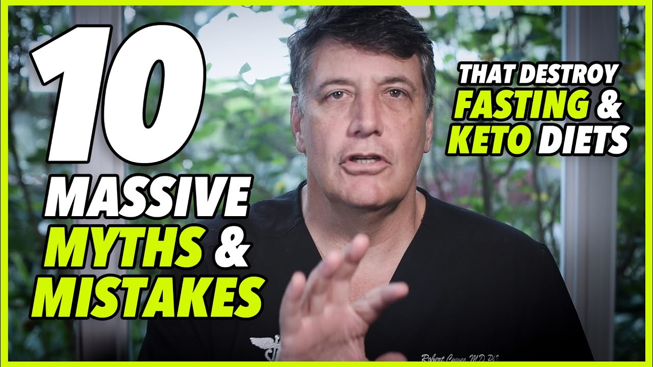 Ep:118 10 MASSIVE MYTHS AND MISTAKES THAT DESTROY FASTING AND KETO DIETS! - by Robert Cywes