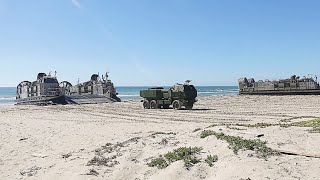 Download the video "U.S. Marines and Sailors Demonstrate Amphibious Force on the Marine Corps' 250th Anniversary"