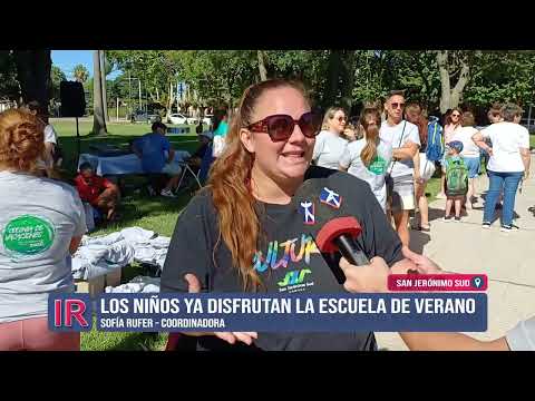 Comenzó la escuela de verano en San Jerónimo Sud