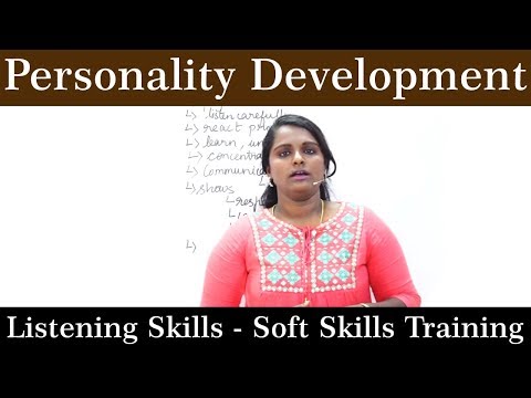 Personality Development Class in English | Listening Skills | Soft Skills Training