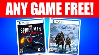 How to Get ANY GAME On PS4/PS5 for FREE! (SUPER EASY)