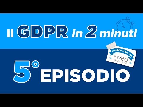 GDPR in 2 minuti 5 episodio