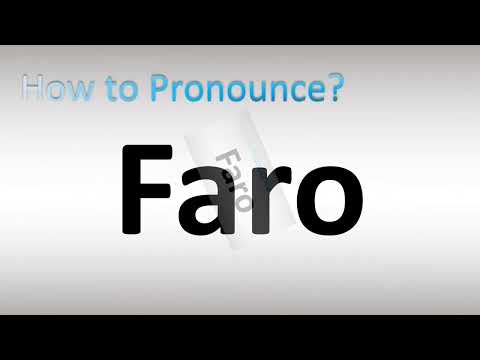 How to Pronounce Faro, Portugal (Portuguese & English)