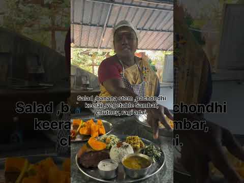 Thali of the day with our master chef selvi ..! . . . solitudefarm #krishnamckenzie #permaculture