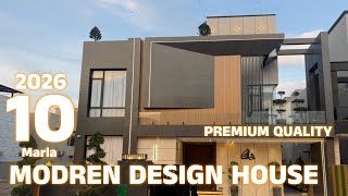 Premium Quality 10 Marla Modern Design House For Sale Bahria Town Lahore