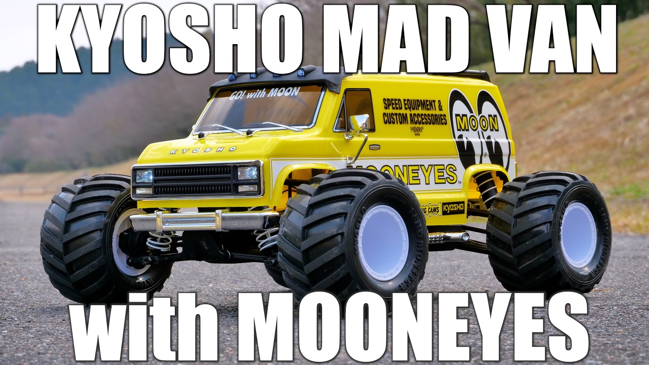 奇跡のコラボ KYOSHO MAD VANに新色が登場！ MAD VAN  with MOONEYES