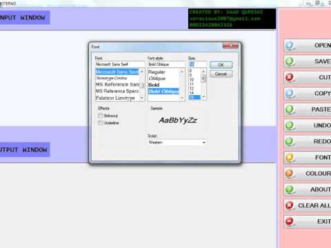 Advanced Notepad with Controls in VB net