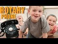 KIDS REACT TO A ROTARY PHONE! | Somers In Alaska