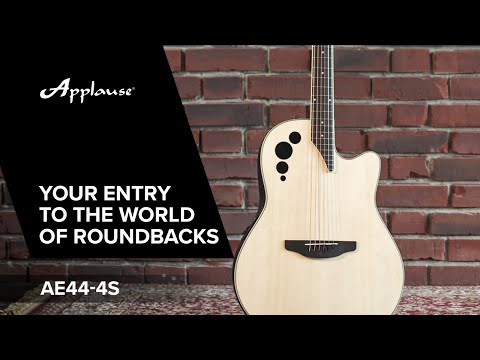 Ovation AE44-4S Applause Elite Mid-Depth Spruce Top Mahogany Neck 6-String Acoustic-Electric Guitar image 23