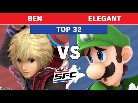 Super Smash Fight Club 2 - PVE | Ben (Shulk) Vs. Elegant (Luigi) Top 32 Winners Side