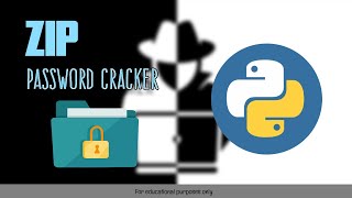 Crack any password protected ZIP file || Python for ethical hacking