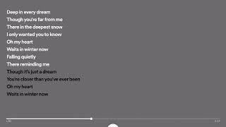 Winter Now   Broadcast