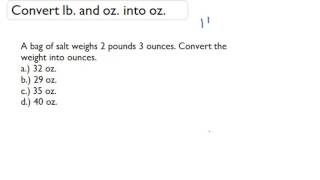 Convert lb. and oz. into oz.