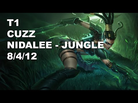 T1 Cuzz Jungle Nidalee vs Graves - KR Grandmaster Patch 10.9
