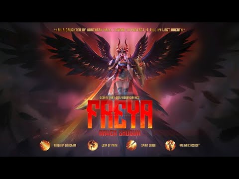 Freya Dark Rose Skin Gameplay | Raven Shogun Freya | Top Global Freya by IRIS Insane Reapers #MLBB