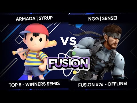 Fusion #76 - Armada Syrup (Ness) vs NGG Sensei (Snake) - Top 8 - Winners Semis
