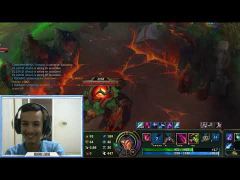 I stole his penta with a smite 😂 , look what was his reaction 😅