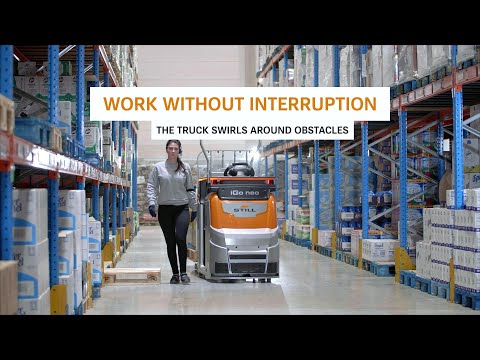 Autonomous low level order picker STILL OPX iGo neo - obstacles