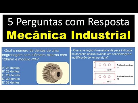 5 Perguntas com Respostas - Mecânica Industrial (Parte 01)