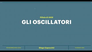 L'oscillatore sinusoidale