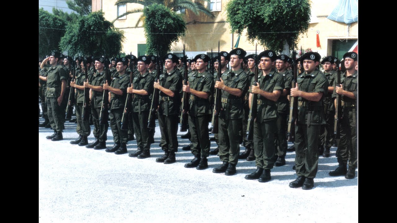 Giuramento 5 Scaglione 1989 60 Battaglione Fanteria Col Di Lana Trapani