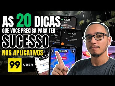 20 DICAS para INICIANTE começar do jeito CERTO nos aplicativos UBER/99Pop/Indriver
